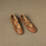 SINÉAD | Cross-Strap Mary Jane Flats