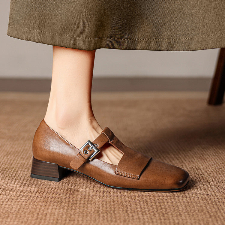 SIOBHÁN | T-Strap Mary Jane Pumps