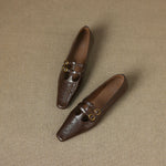 CONSTANCE | Brogued Double-Strap Mary Jane Flats