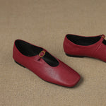 ÚNA | High-Vamp Mary Jane Flats