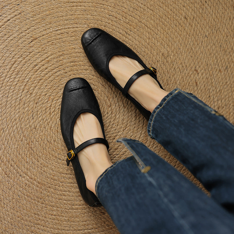 WINIFRED | Moc-Toe Mary Jane Flats