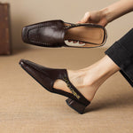 ÉADAOIN | Chain-Link Mary Jane Mules