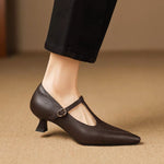 CECILY | T-Strap Mary Jane Heels