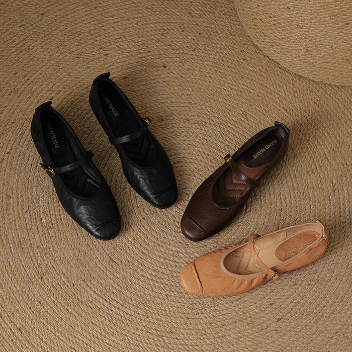 WINIFRED | Moc-Toe Mary Jane Flats