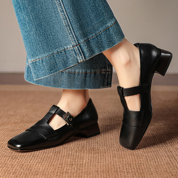 SIOBHÁN | T-Strap Mary Jane Pumps