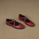 SINÉAD | Cross-Strap Mary Jane Flats
