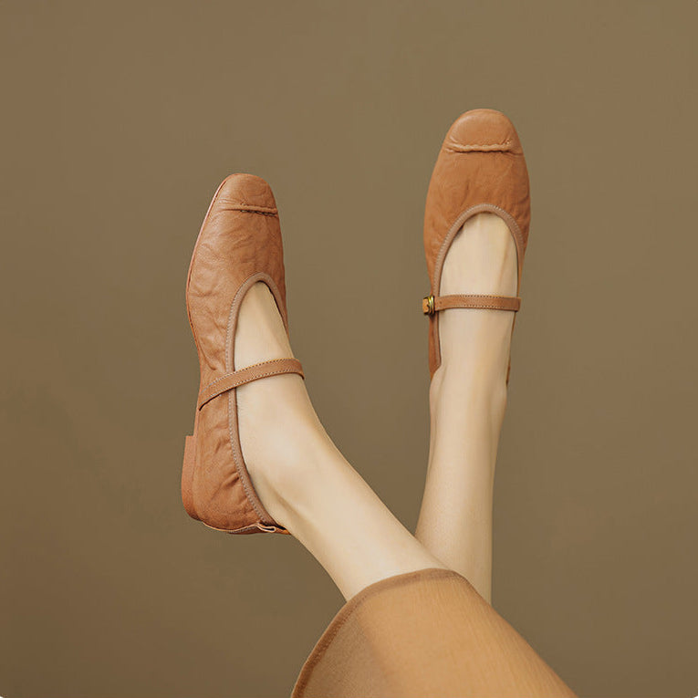 WINIFRED | Moc-Toe Mary Jane Flats