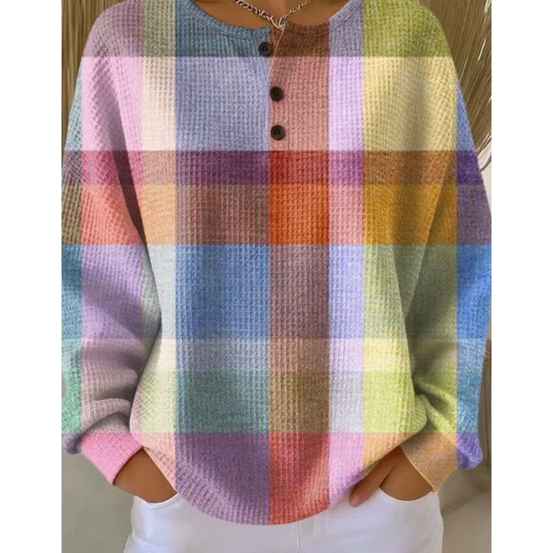 Ellemieke | Pastel Geruite Trui