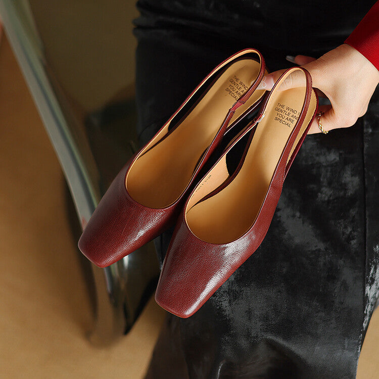 ÉTAÍN | Slingback Mary Jane Heels
