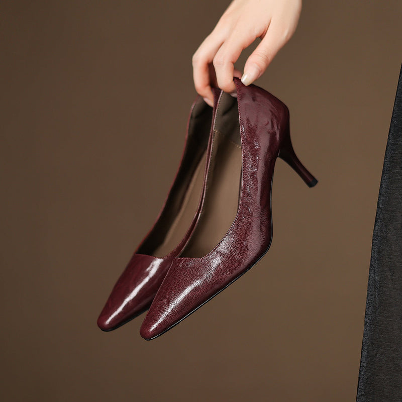 CORDELIA | Pointed Mary Jane Heels