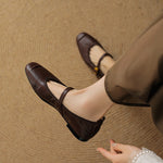 WINIFRED | Moc-Toe Mary Jane Flats