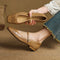 SORCHA | Square-Toe Woven Mary Jane Flats