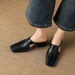 ÉADAOIN | Chain-Link Mary Jane Mules