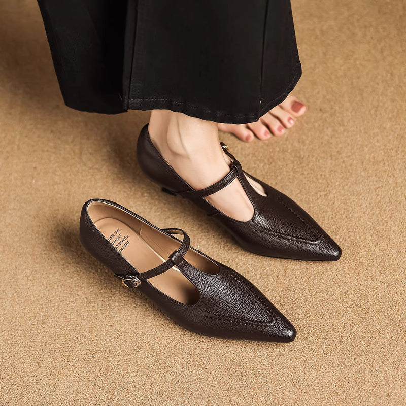 CECILY | T-Strap Mary Jane Heels
