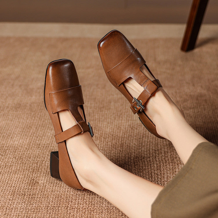 SIOBHÁN | T-Strap Mary Jane Pumps
