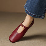 ÚNA | High-Vamp Mary Jane Flats