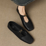 ÚNA | High-Vamp Mary Jane Flats