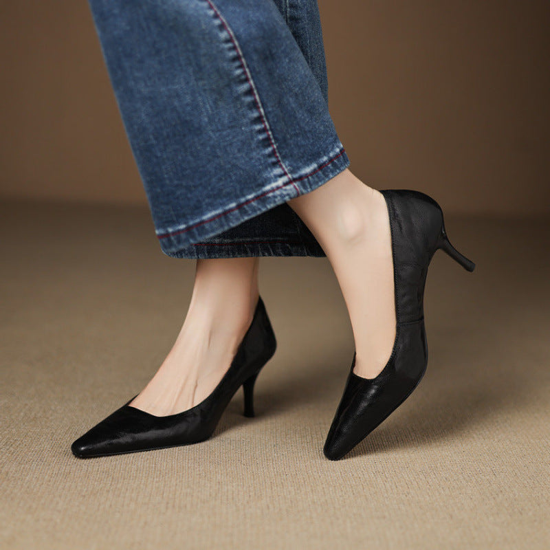 CORDELIA | Pointed Mary Jane Heels