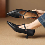 CECILY | T-Strap Mary Jane Heels