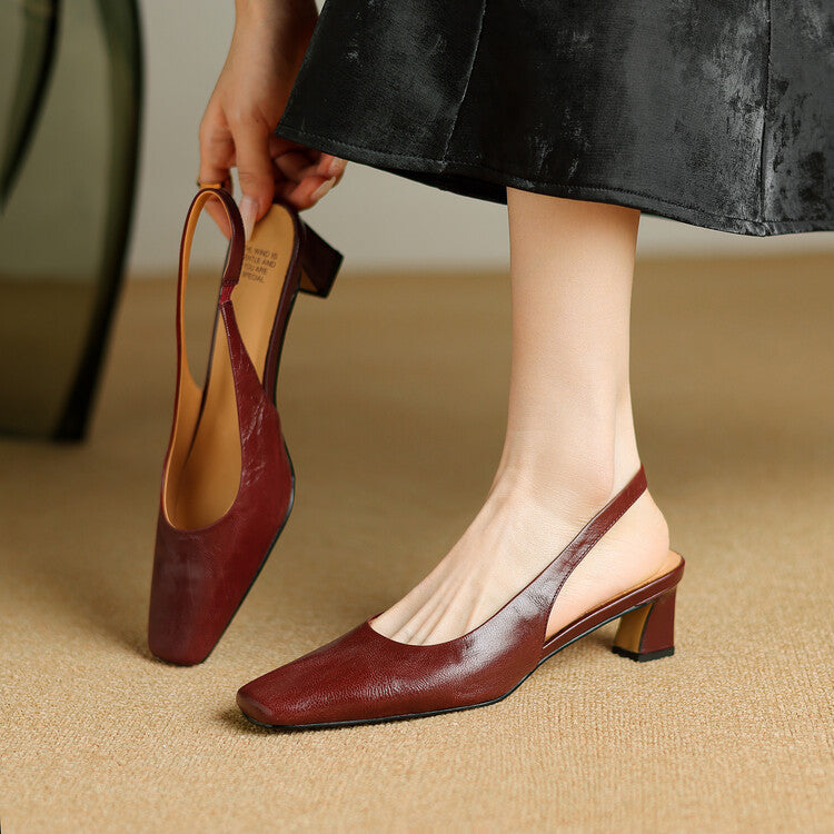 ÉTAÍN | Slingback Mary Jane Heels