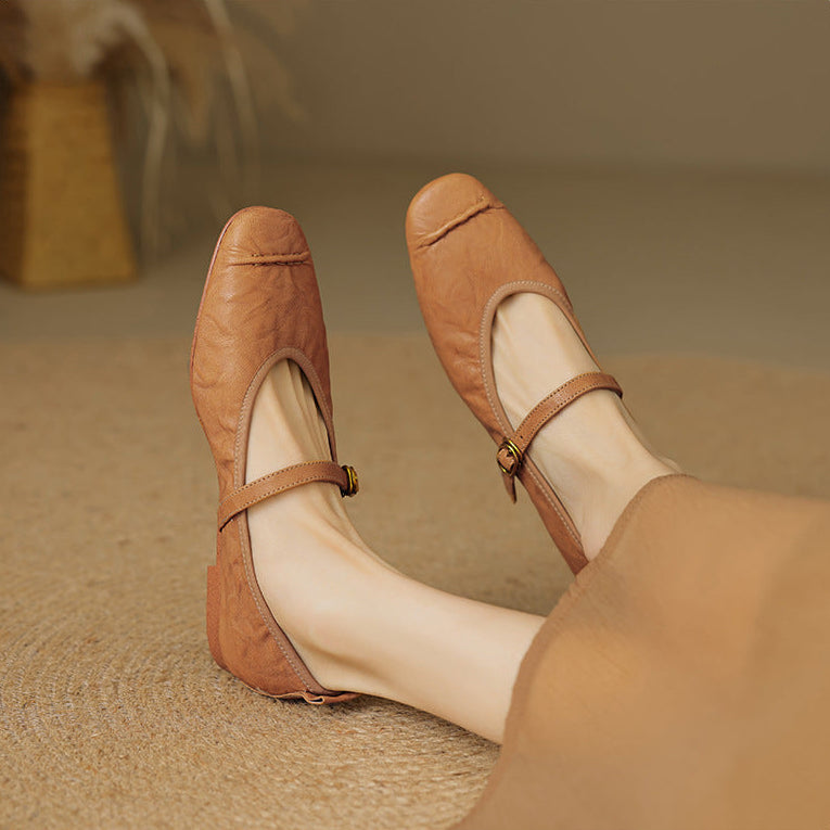WINIFRED | Moc-Toe Mary Jane Flats