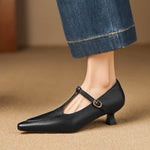 CECILY | T-Strap Mary Jane Heels