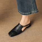 ÉADAOIN | Chain-Link Mary Jane Mules