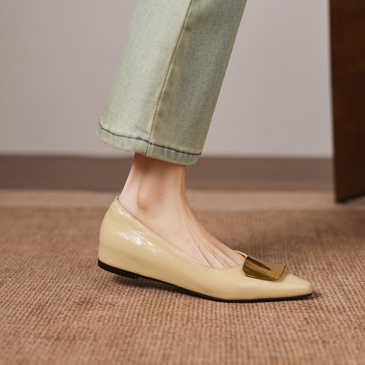 MABEL | Polished Mary Jane Flats