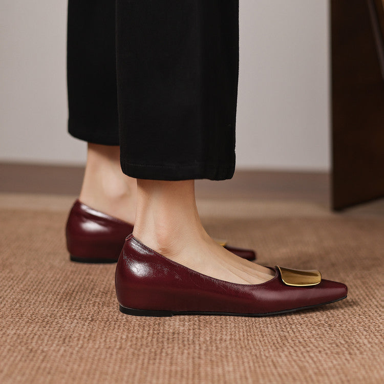 MABEL | Polished Mary Jane Flats
