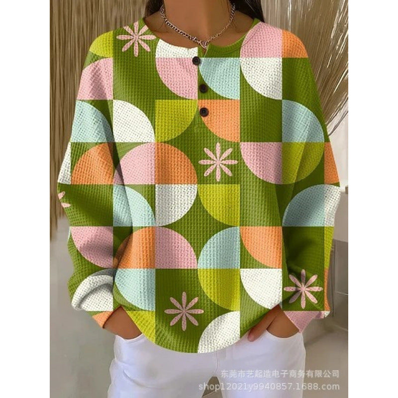 Mirthe | Retro Geometrische Trui
