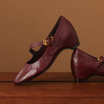 LÍADAN | Round-Toe Mary Jane Flats