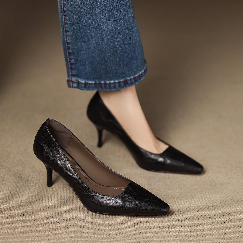CORDELIA | Pointed Mary Jane Heels
