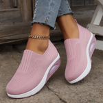 Wren | Knit Slip-On Platform Trainers