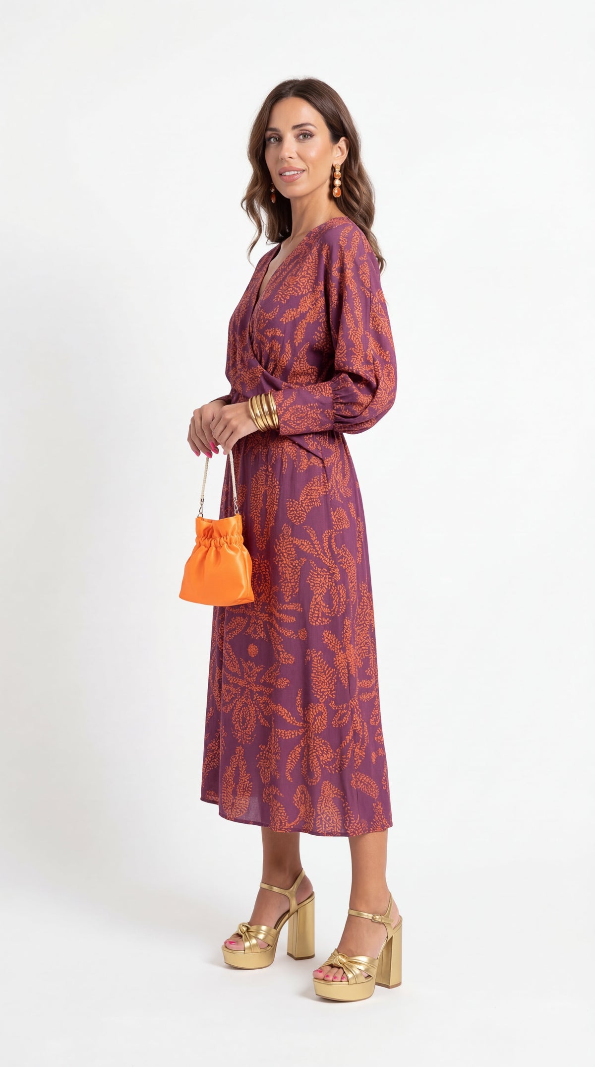Isadora™ | Patterned Midi Dress