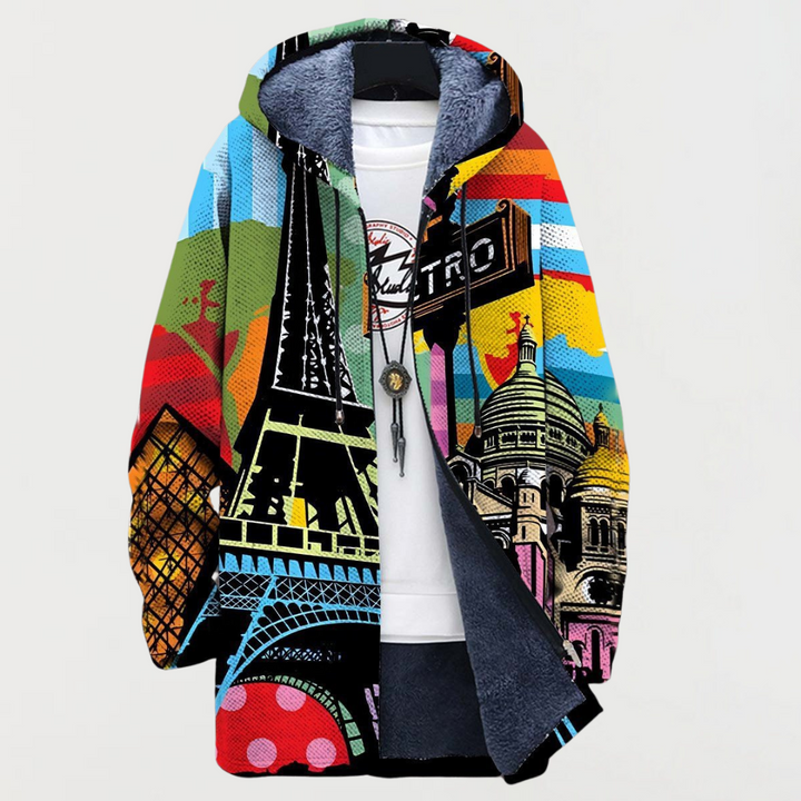 Jamie | Hoodie met urban patroon