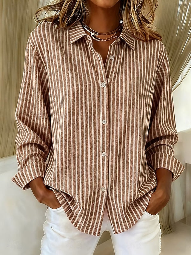 Jacoba | Gestreepte blouse