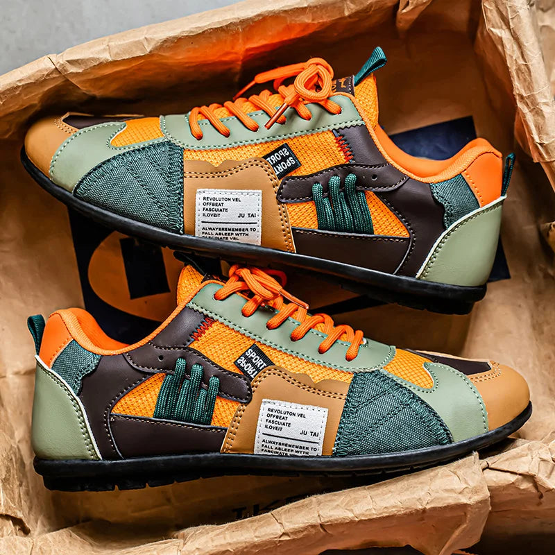 BRAM | RETRO GEKLEURDE SNEAKERS