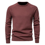 Gebreid Heren Sweatshirt Met Ronde Hals