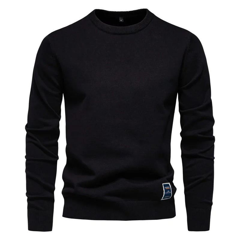 Casual Sweater Met Ronde Hals