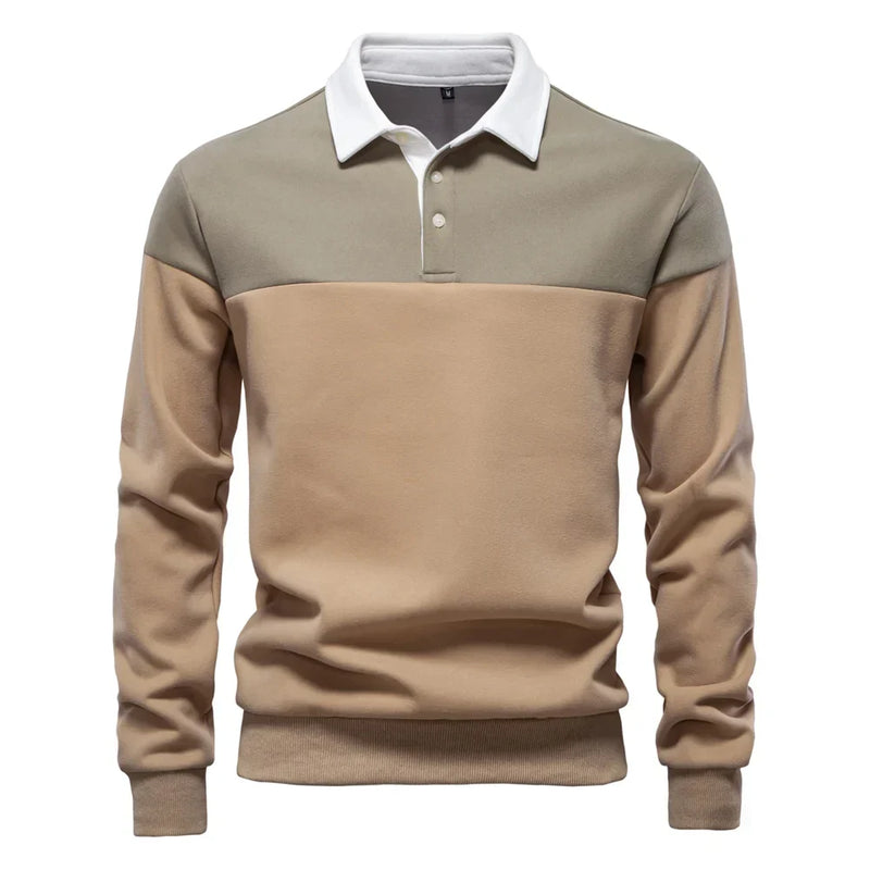 Premium & Casual Poloshirt Met Lange Mouwen