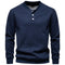 Gevoerd Sweatshirt Met Knoopdesign