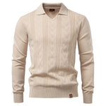 Gebreide Luxe Polo Met V-Hals