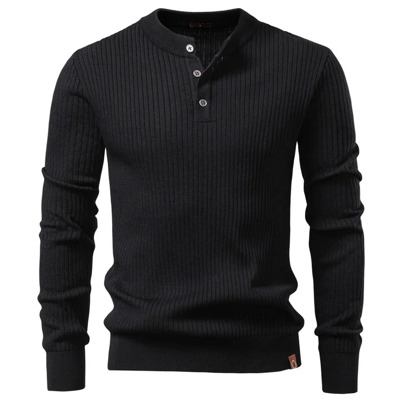 Casual Winter Poloshirt Met Knopen