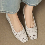 NIAMH | WOVEN SQUARE-TOE HEELS