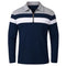 Gestreept Poloshirt Met Ritssluiting