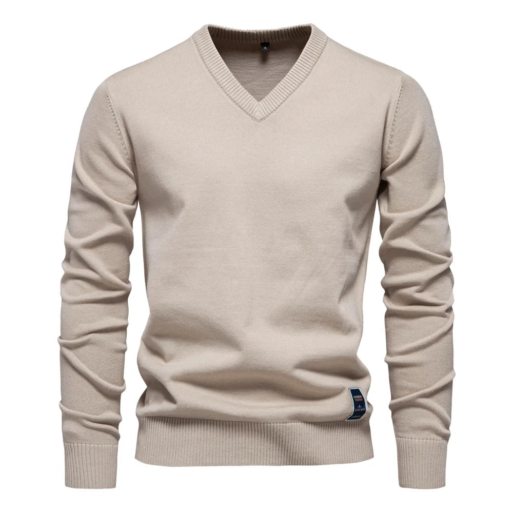 V-Hals Heren Sweater