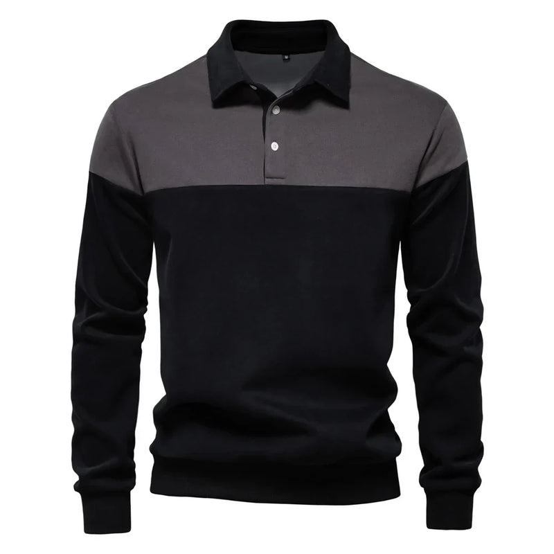 Premium & Casual Poloshirt Met Lange Mouwen