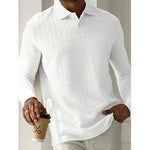 Casual Heren Polo Met Lange Mouwen