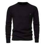 Gebreid Heren Sweatshirt Met Ronde Hals