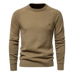 Gebreid Heren Sweatshirt Met Ronde Hals
